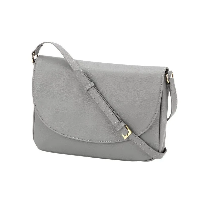 Grey Anna Crossbody Bag - Personalized