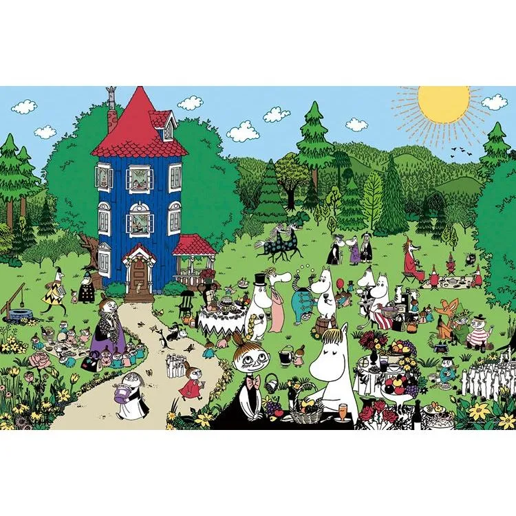 Puzzle Vítejte v domě Mumínků! Mumín 1000 dílků YAM-10-1348