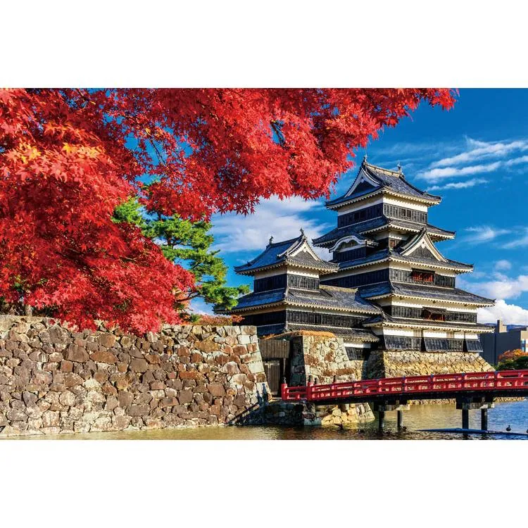 Puzzle Podzimní hrad Matsumoto Nagano [CP-AL] 1000 dílků YAM-10-1495
