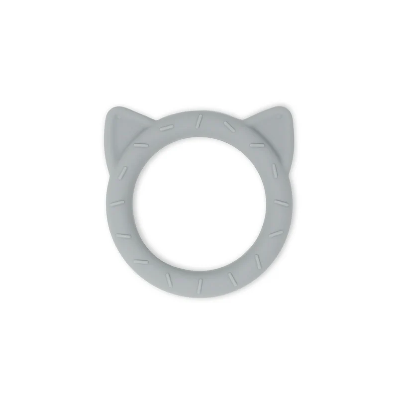 Anneau de Dentition Chat Gris Mushie