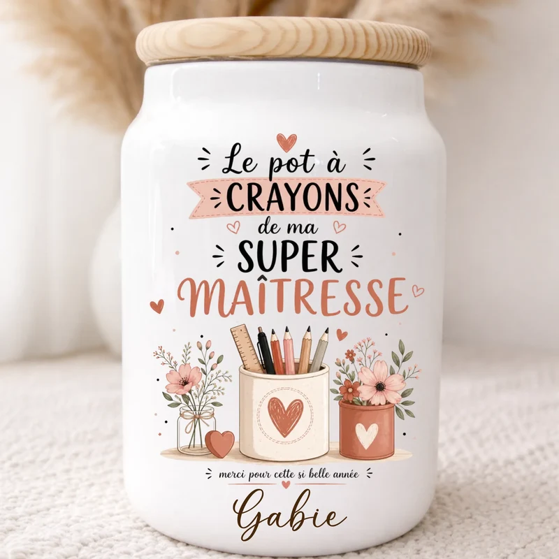 Maîtresse crayons