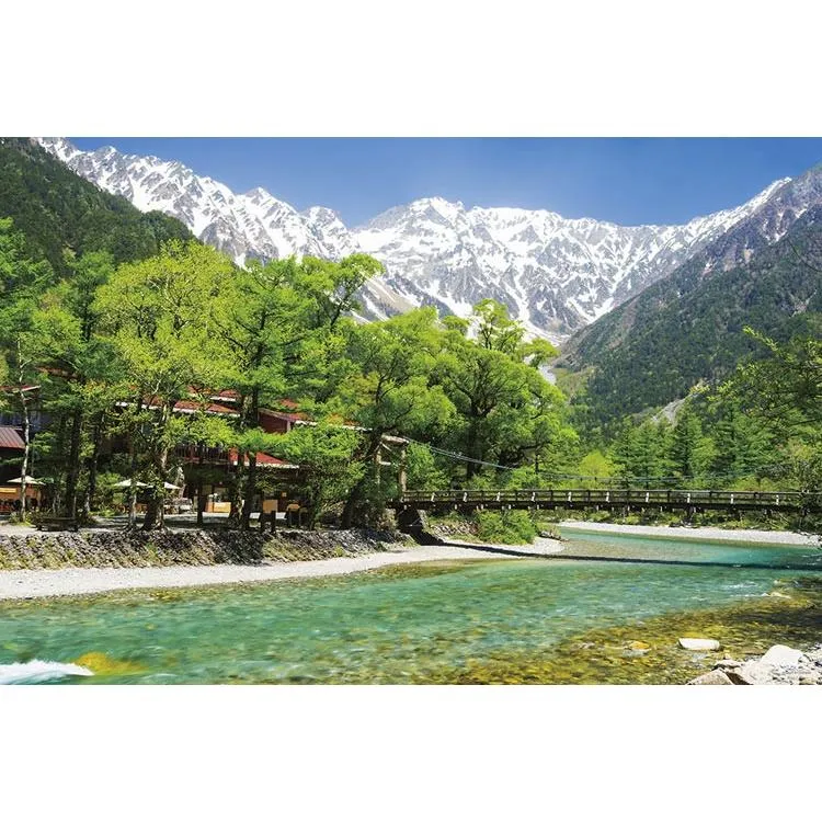 Puzzle Půvabný potok - Most Kamikochi Kappa - Nagano [CP-NT] 1000 dílků YAM-10-1363