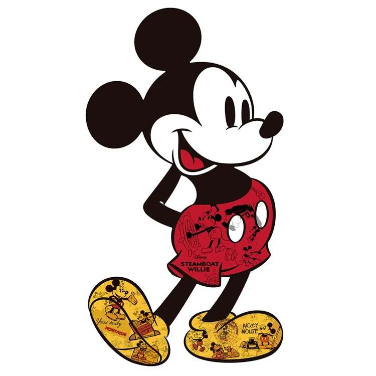 Puzzle Silueta - Mickey Mouse - Mickey a přátelé 258 dílků YAM-31-01