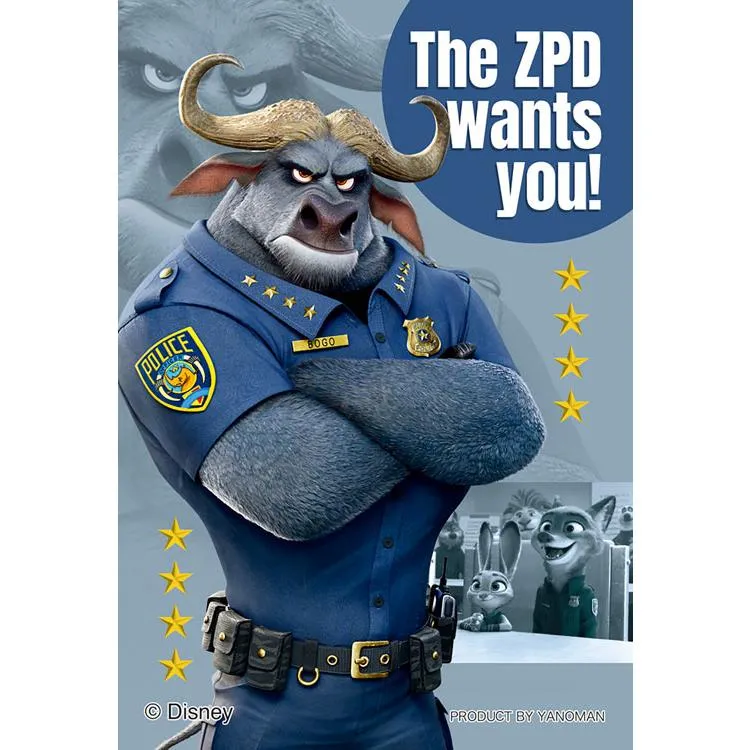 Puzzle Náčelník Bogo Zootropolis 70 dílků YAM-70-58