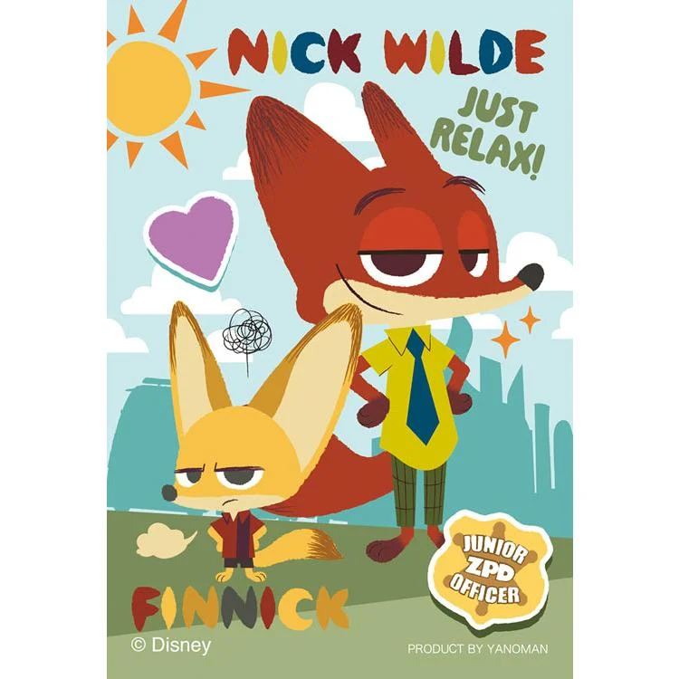 Puzzle Nick a Finnick Zootropolis 70 dílků YAM-70-55