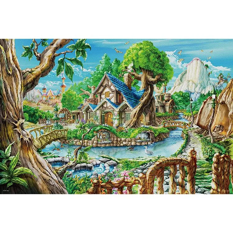 Puzzle Lesní chalupa Dai Yagi 1000 dílků YAM-10-1479 YANOMAN