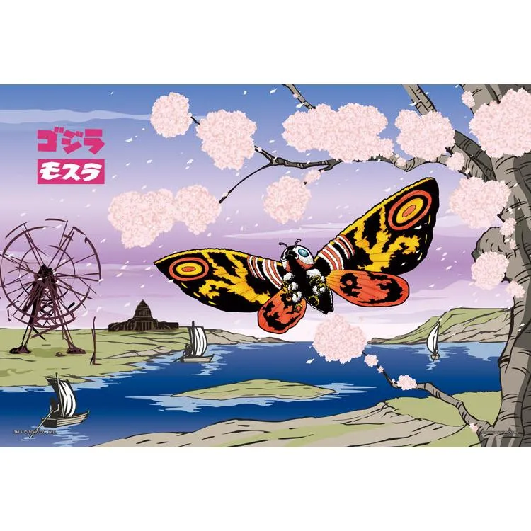 Puzzle v japonském stylu Mothra Godzilla 300 dílků YAM-03-963 YANOMAN
