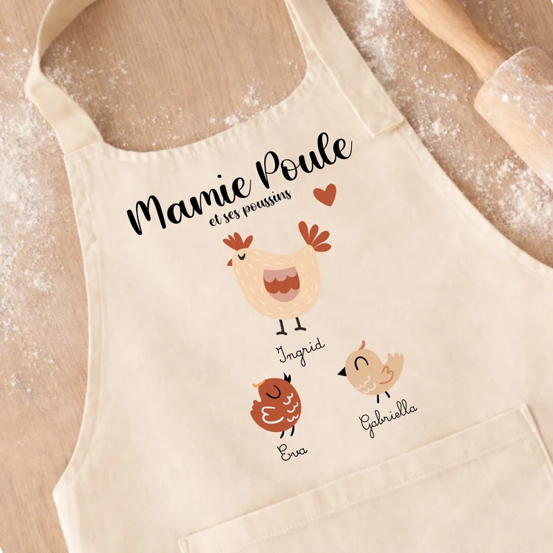 Tablier - Mamie Poule