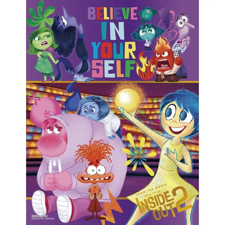 Puzzle Barevné zlaté / Naruby 2 Naruby 300 dílků YAM-42-121 YANOMAN