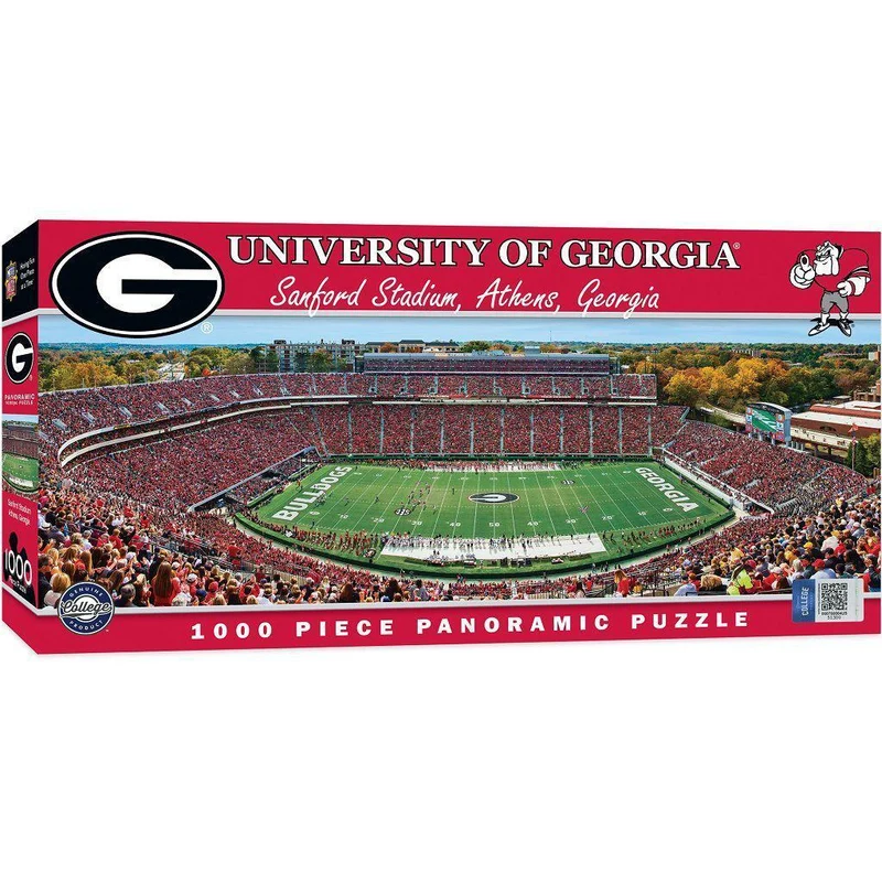 Georgia Panoramic Stadium 1000 Piece Jigsaw Puzzle