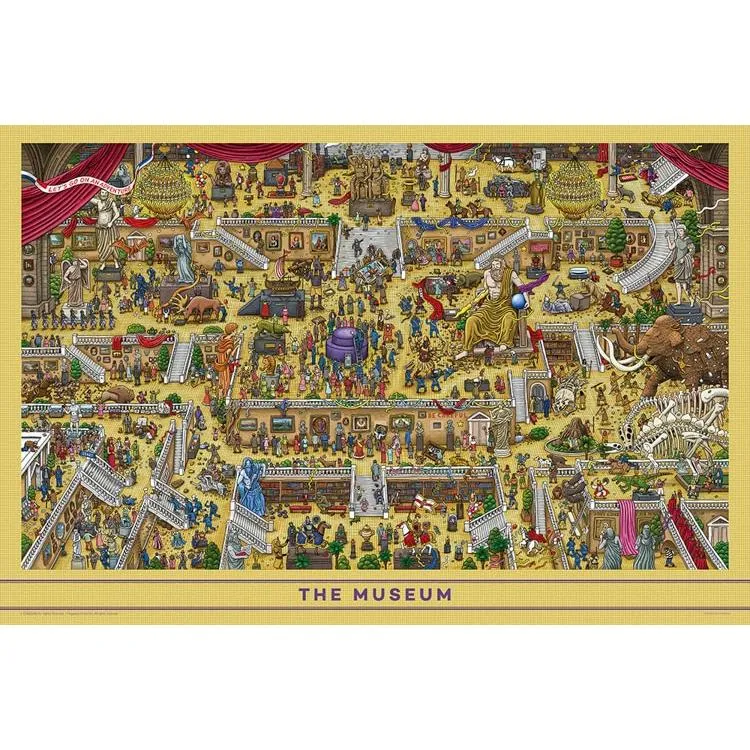 Muzeum skládačky Hirofumi Kamigaki 1000 kusů YAM-10-1433 YANOMAN