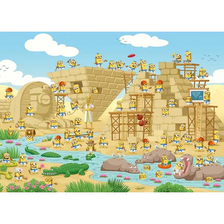 Hledání puzzle! Mimoni tvrdě pracují! Mimoni 500 dílků YAM-05-1084 YANOMAN