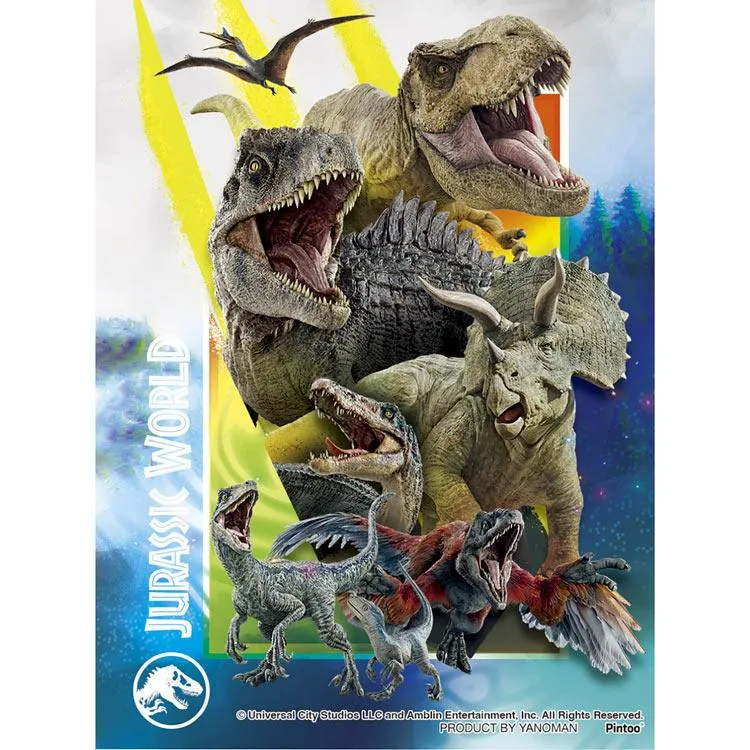 Puzzle Shromáždění dinosaurů B Jurský svět 150 dílků YAM-2308-71 YANOMAN