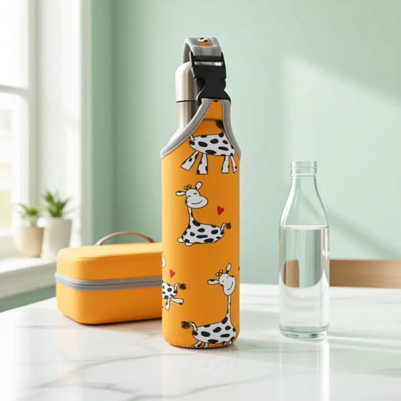 Housse Pour Gourde Orange (Animaux)