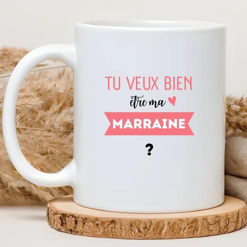Tu veux bien être ma marraine ?