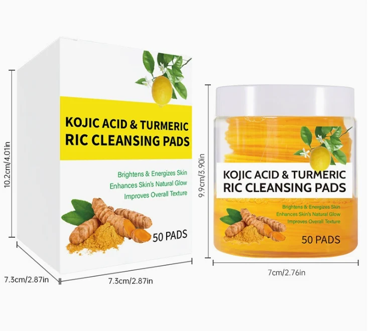 Tissu au Curcuma et à l'Acide Kojique