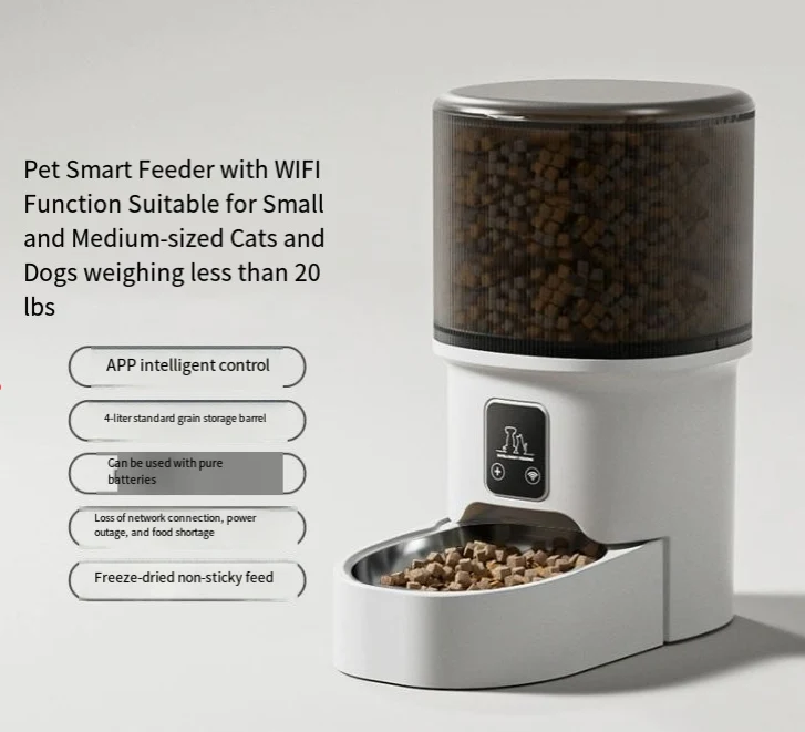 6L Smart Automatic Pet Feeder with Remote WiFi Control