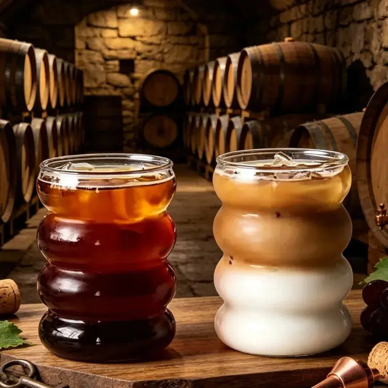 Lot de 2 Gobelet En Verre 350ML