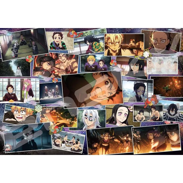 Puzzle Demon Slayer Pillar Training Arc Collage [CP-KI] – 1000 dílků, ENS-1000T-545