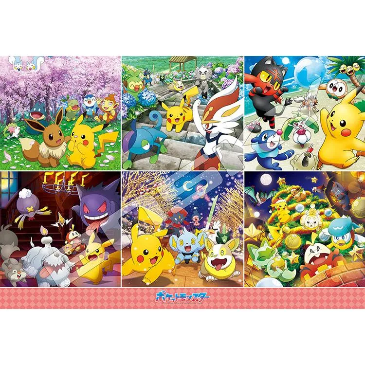 Puzzle Pokémon 365 dní Pokémon – 1000 dílků, ENS-1000T-526
