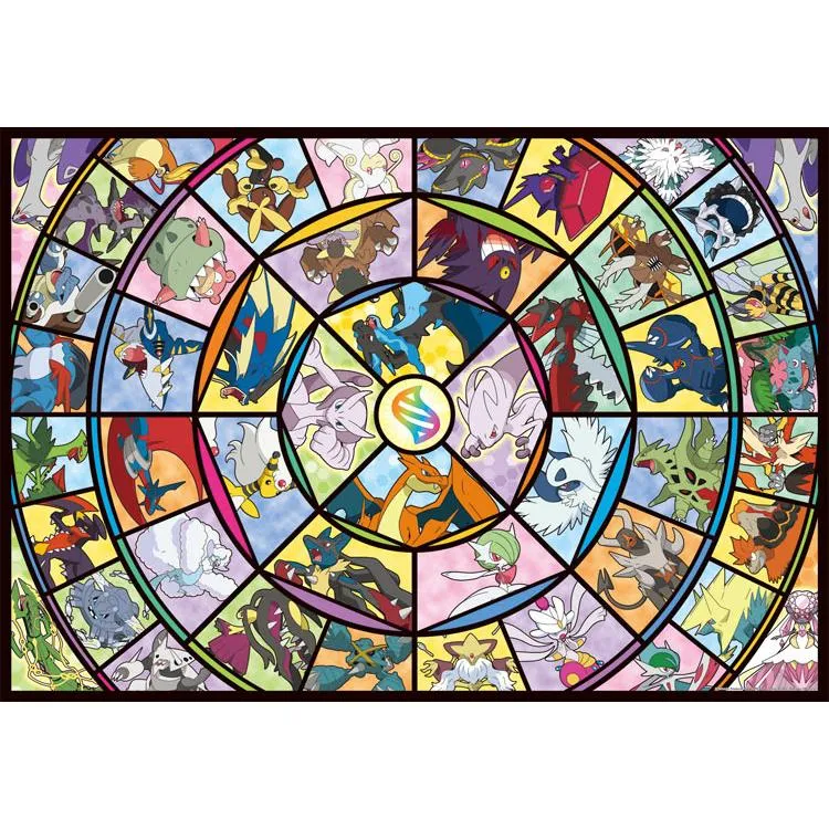Puzzle Mega Evolution Gathering! Pokémon – 1000 dílků, ENS-1000T-560