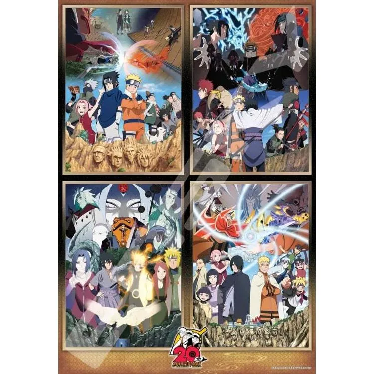 Puzzle NARUTO Historie Naruto – 1000 dílků, ENS-1000T-382