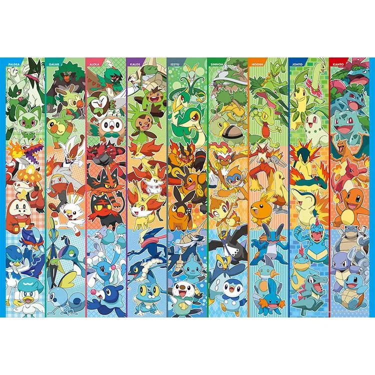 Puzzle Všichni partneři sestavují! Pokémon – 500 dílků, ENS-500T-L35