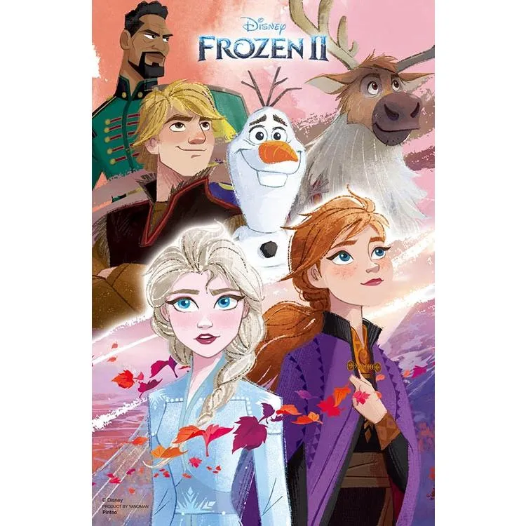 Puzzle Nová cesta začíná Ledové království 132 dílků YAM-2500-42 YANOMAN