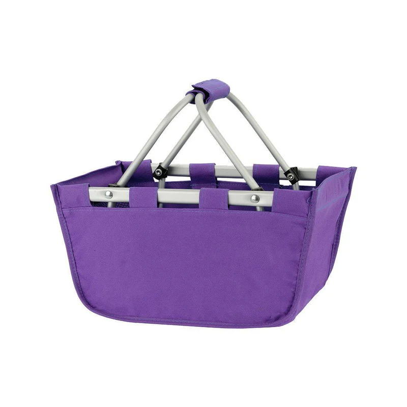 Purple Mini Market Tote - Personalized