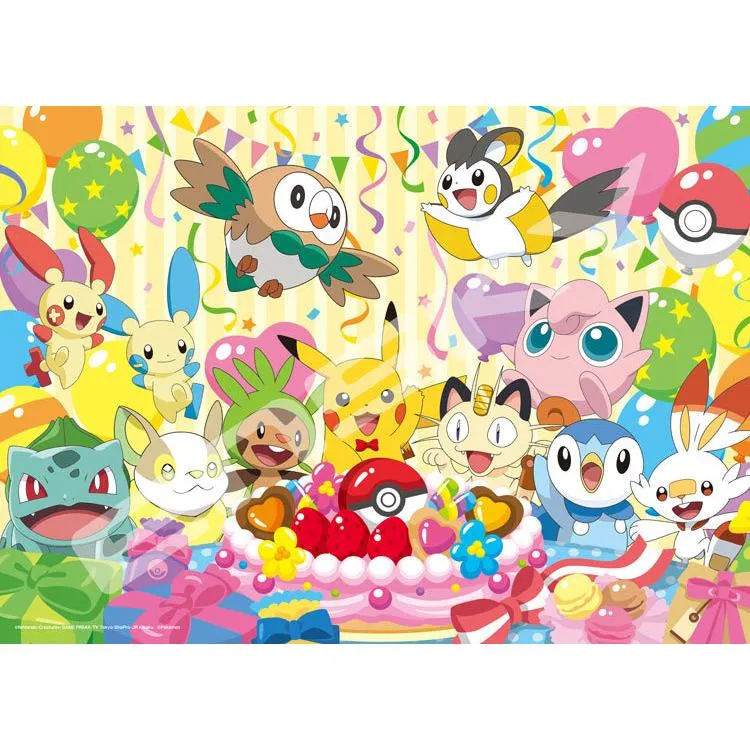 Puzzle Pojďme jíst společně! Slavnostní dort Pokémon – 500 dílků, ENS-500-371