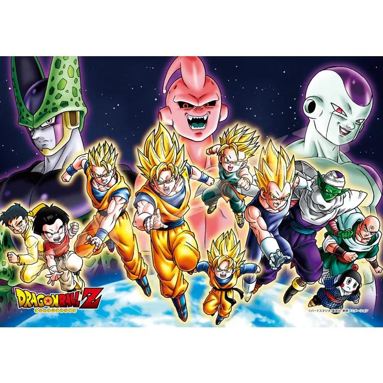 Puzzle Z Warriors Assemble! Dragon Ball – 208 dílků, ENS-208-ML03