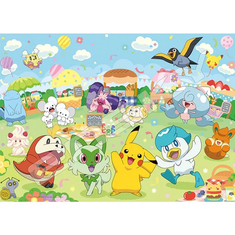 Puzzle Pokémon Together! Vzrušující Pokémon z trhu – 300 dílků, ENS-300-L590