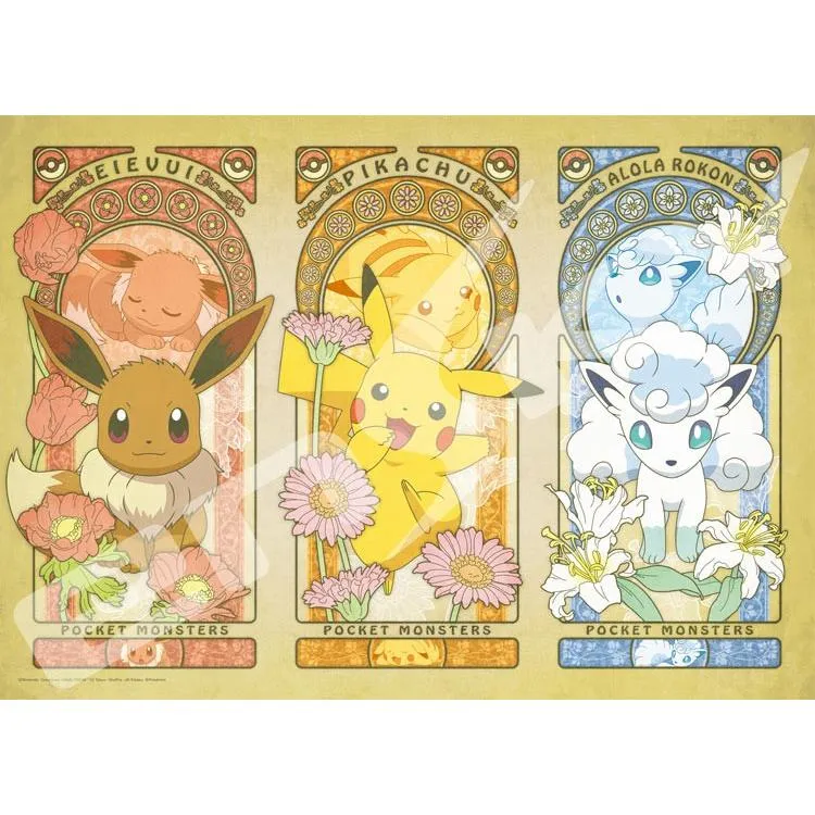 Puzzle Květiny a Pokémoni Pokémon – 300 dílků, ENS-300-L554