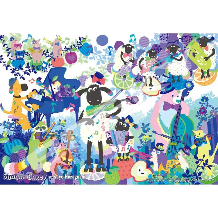 Puzzle Ovečka Shaun × Kayo Horaguchi 2 – 1000 dílků, ENS-1000T-522