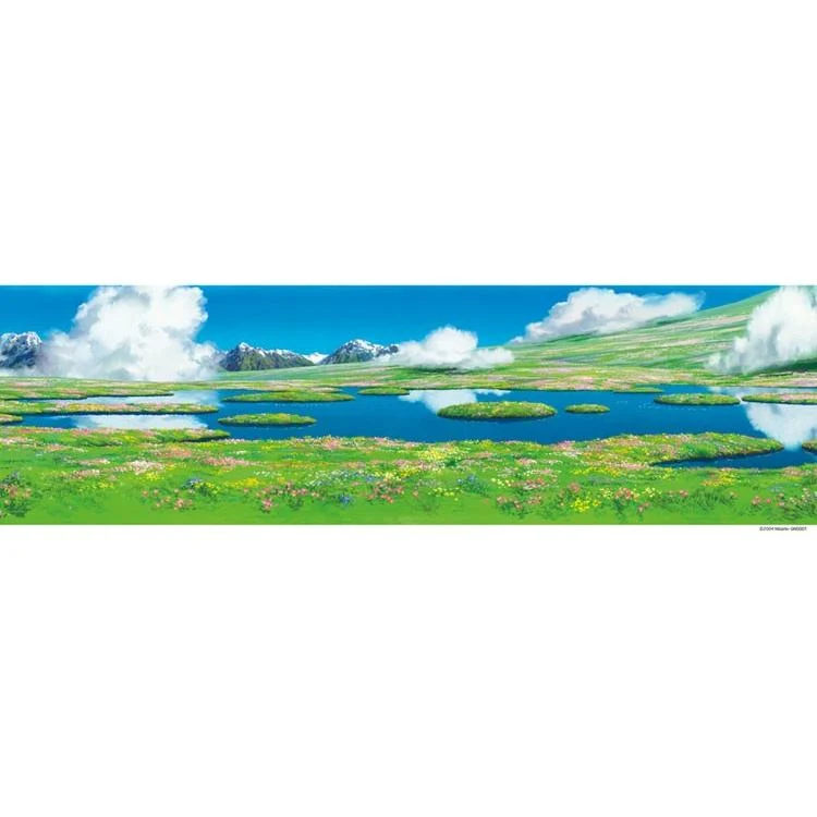 Puzzle Howlova tajná zahrada Howlův hrad v oblacích [CP-GI] – 352 dílků, ENS-352-204