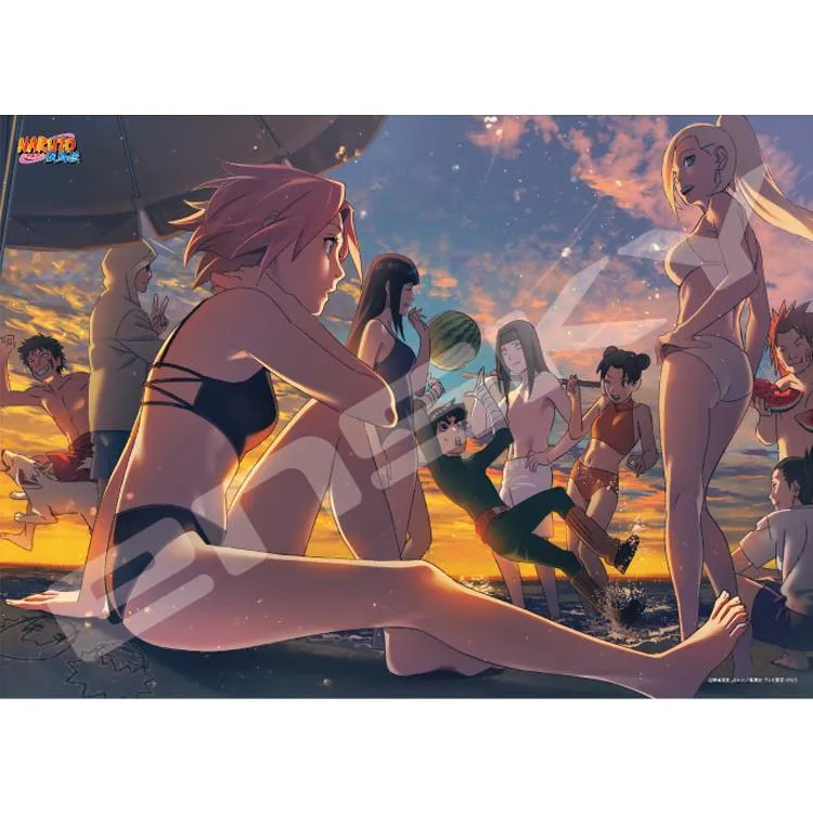 Puzzle Večerní pobřeží Naruto – 500 dílků, ENS-500-764