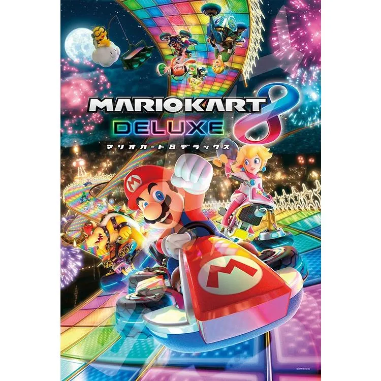 Puzzle Mario Kart 8 Deluxe Super Mario – 108 dílků, ENS-108-L586