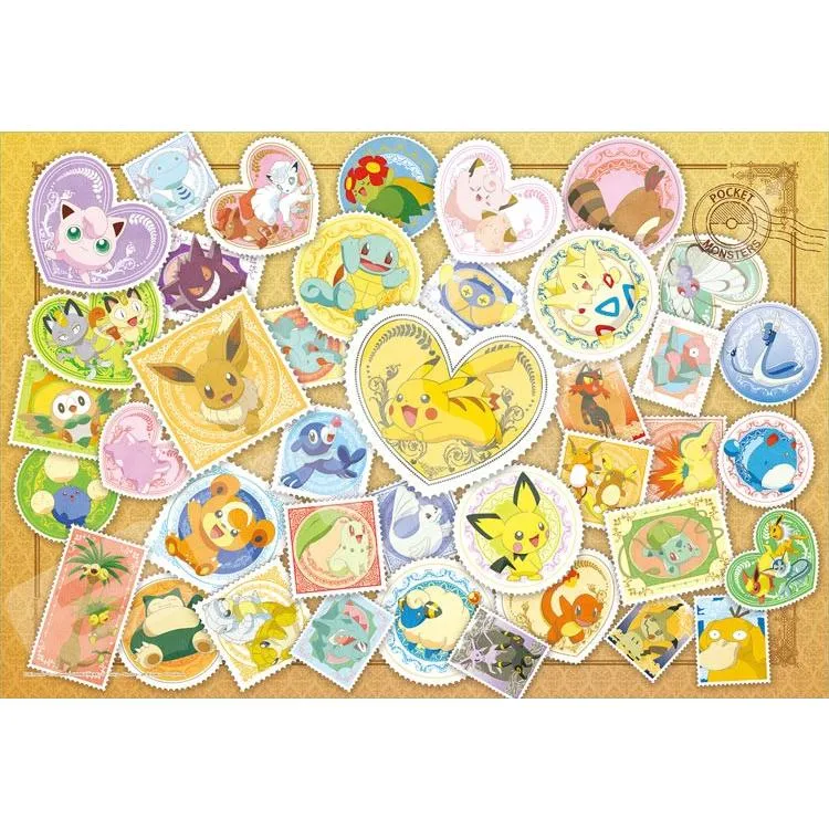 Puzzle s poštovní známkou Pokémon – 108 dílků, ENS-108-L700