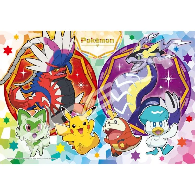 Puzzle Pikachu a Pokémoni z regionu Paldea Pokémoni – 300 dílků, ENS-300-AC058