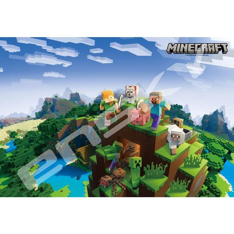 Puzzle Overworld Minecraft – 300 dílků, ENS-300-1921