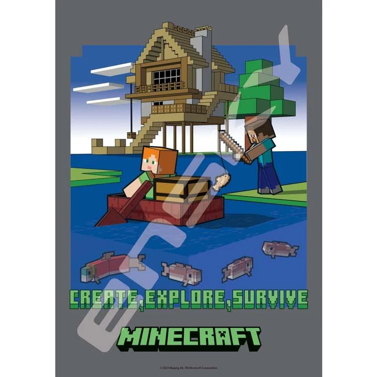 Puzzle Gone Fishing Minecraft – 208 dílků, ENS-208-124