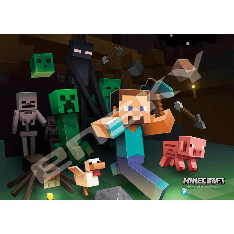 Puzzle Nepřátelští mobové Minecraft – 208 dílků, ENS-208-ML11