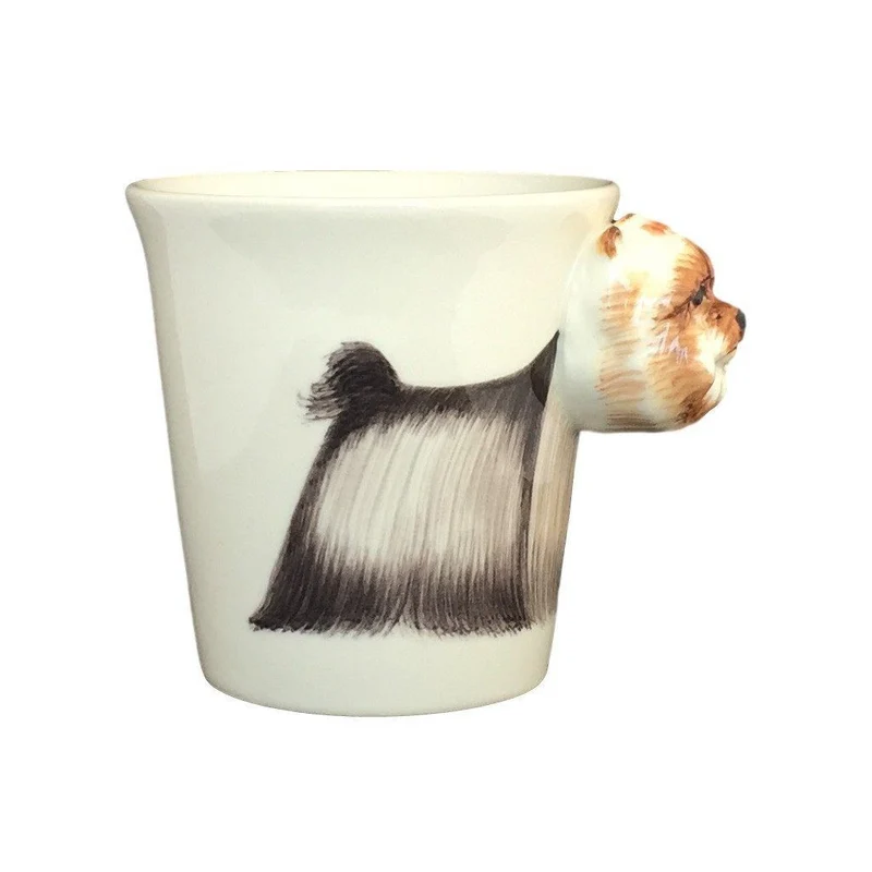 Yorkshire Terrier Hand Painted Coffee Mug