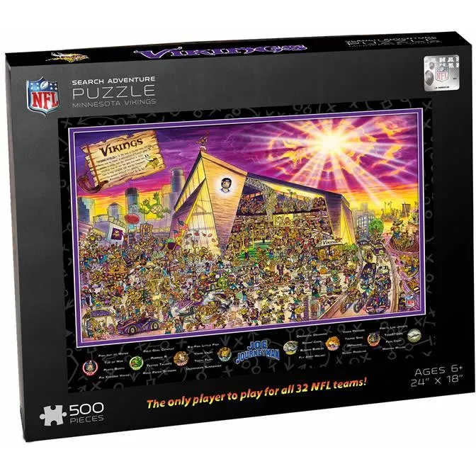 Minnesota Vikings Joe Journeyman Puzzle
