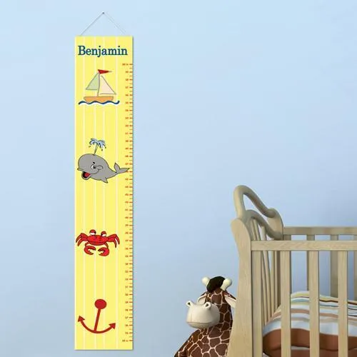 Ship Shape Children's Personalized Height Chart