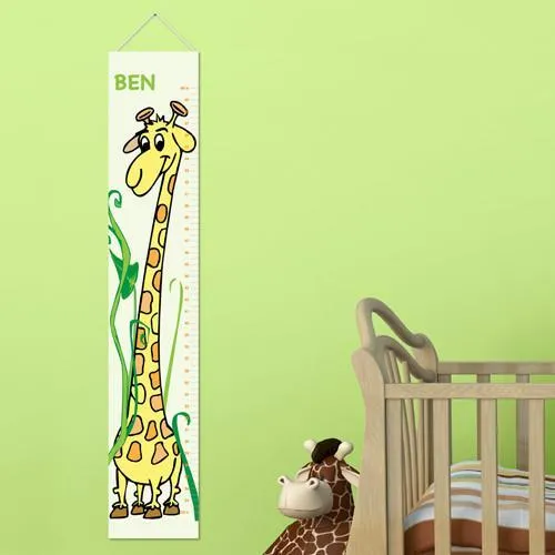 Growing Giraffe Children's Personalized Height Chart