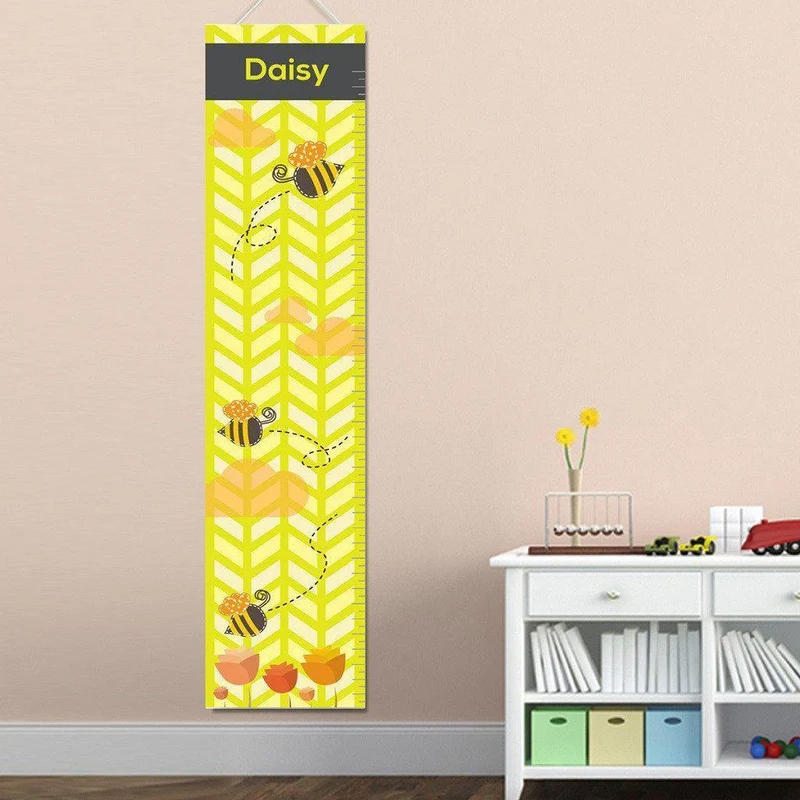 Honey Bees Personalized Growth Chart