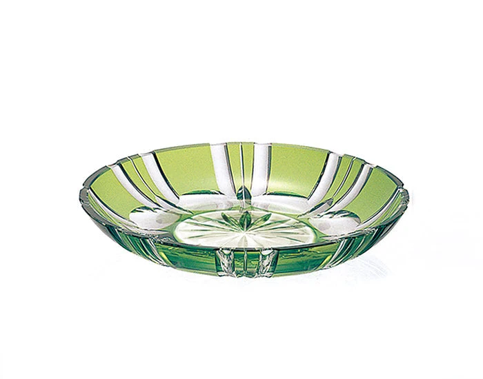 Miska Kagami Crystal Edo Kiriko Green M565-1908-CGR