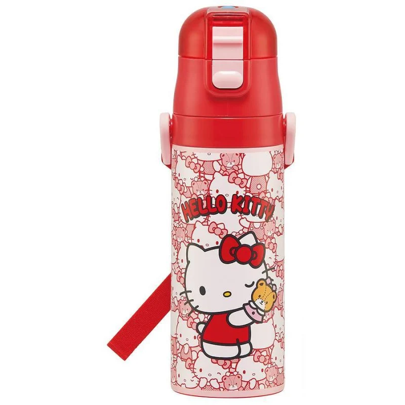 Láhev Skater Hello Kitty Ushiro Shiro Ultra Light Direct z nerezové oceli 470 ml SDC4