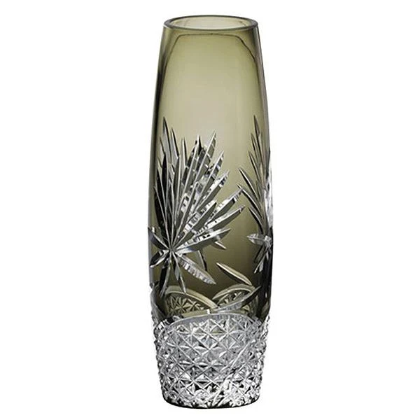 Křišťálová váza Kagami Edo Kiriko černá F663-2764-BLK